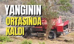 Kahraman Devrek belediye Bilecik orman yangınında itfaiyesi ölümden döndü!