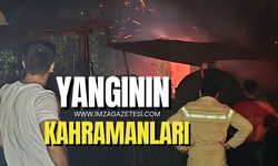 Karabük'teki orman yangınının kahramanları!