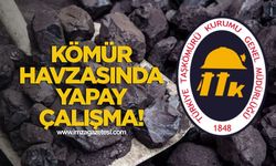 TTK’dan kömür havzasında yapay çalışma!