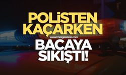 Polisten Kaçarken Bacaya Sıkıştı