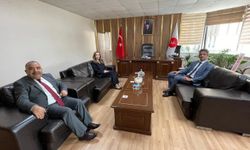 Kaymakamlardan Müftü Demir’e Hayırlı Olsun Ziyareti
