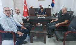 ZON KAR DER'DEN KAYMAKAM, EMNİYET MÜDÜRÜ VE JANDARMA KOMUTANINA ZİYARET