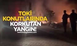 Faciadan Dönüldü! TOKİ Konutlarında Korkutan Yangın!