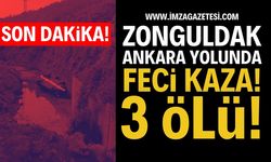 Zonguldak Ankara Yolunda Feci Kaza: 3 Ölü