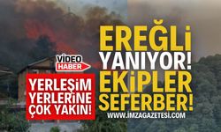 Zonguldak Ereğli'de Büyük Yangın! | Zonguldak haber