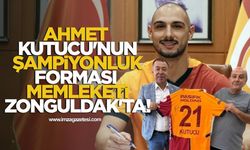 Galatasaray'ın Yıldız Futbolcusu Ahmet Kutucu'nun Şampiyonluk Forması Memleketi Zonguldak'ta!