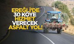 Ereğli’de 30 Köye Hizmet Verecek Asfalt Yol!