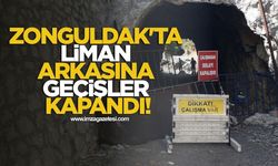 Zonguldak'ta liman arkasına geçişler kapandı! Tartışmalı yolda yeni belirsizlik!