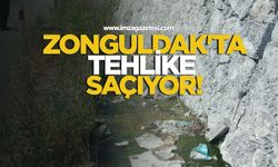 Zonguldak'ta tehlike saçıyor!