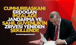 Cumhurbaşkanı Erdoğan İmzaladı! Jandarma ve Sahil Güvenlik'in Zirvesi Yeniden Şekillendi!