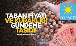 İYİ Parti, fındık taban fiyatı ve kuraklık sorununu gündeme taşıdı!