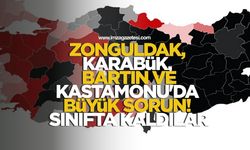 Zonguldak, Karabük, Bartın ve Kastamonu'da büyük sorun! Sınıfta kaldılar...