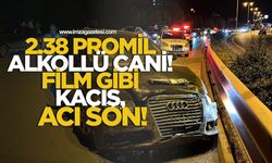 2.38 Promil Alkollü Cani! Film Gibi Kaçış, Acı Son!