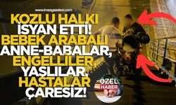 Kozlu Halkı İsyan Etti! Bebek Arabalı Anne-Babalar, Engelliler, Yaşlılar, Hastalar Çaresiz!