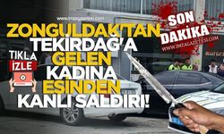 Zonguldak'tan Tekirdağ'a Gelen Kadına Eşinden Kanlı Saldırı!