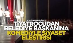 Zonguldak'ta “Sevgili Halkım” Sahnelendi: Tiyatrocudan Belediye Başkanına, Komediyle Siyaset Eleştirisi