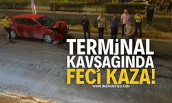 Zonguldak Terminal Kavşağında Trafik Kazası