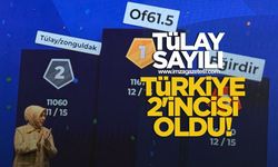 ZONGULDAK'A BÜYÜK GURUR TÜLAY SAYILI, TÜRKİYE İKİNCİSİ OLDU!
