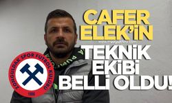 Zonguldakspor Teknik Direktörü Cafer Elek’in teknik ekibi belli oldu