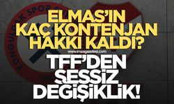 Zonguldakspor’un kaç kontenjan hakkı kaldı? TFF’den sessiz değişiklik!