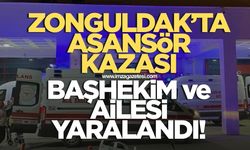 Zonguldak'ta asansörü kazası! Başhekim ve ailesi yaralandı
