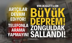 Büyük Deprem: Zonguldak'ta da Hissedildi!
