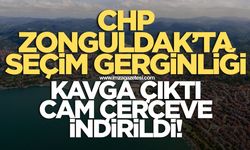 CHP'de seçim serginliği! Delege seçimlerinde kavga çıktı camlar kırıldı!