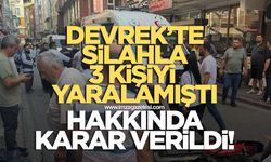 Devrek'te silahla 3 kişiyi yaralamıştı! Hakkında karar verildi