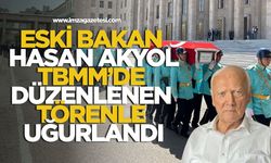 Eski bakan Hasan Akyol, TBMM’de düzenlenen törenle uğurlandı...