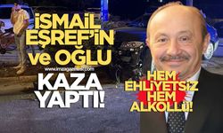 Eski başkan hem ehliyetsiz hem de alkollüyken aracıyla kaza yaptı