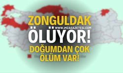 Zonguldak'ta Doğumdan çok ölen var...
