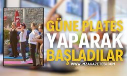 Güne plates yaparak başladılar...