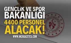 Gençlik ve Spor Bakanlığı 4400 Personel Alımı Yapacak