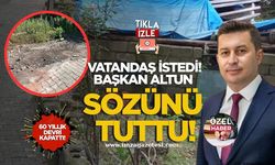 Başkan Altun sözünü tuttu! 60 yıllık devir kapandı!