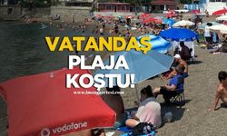 Vatandaş Kapuz Plajı'na koştu!