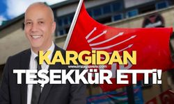 KAZANAN CHP OLDU: ERDİNÇ KARGIDAN TEŞEKKÜR ETTİ