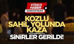 Kozlu sahil yolunda kaza! Tansiyon yükseldi