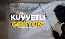 METEOROLOJİ YENİ HARİTA YAYIMLADI...KUVVETLİ GELİYOR!
