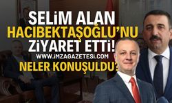 Ömer Selim Alan, Zonguldak Valisi Osman Hacıbektaşoğlu'nu ziyaret etti