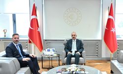 Mustafa Çağlayan'dan Bakan Abdülkadir Uraloğlu'na Ziyaret...