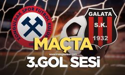 Zonguldakspor-Galataspor maçında üçüncü gol sesi!