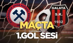 Zonguldakspor Galataspor maçında ilk gol sesi