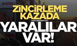 Zincirleme kazada yaralılar var
