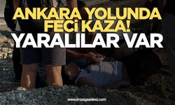 Zonguldak Ankara yolunda feci kaza! 2 genç yaralandı
