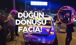 Düğün Dönüşü Facia! Alkollü Sürücü 3 Araca Çarptı!