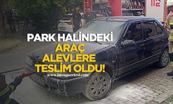 Park Halindeki Otomobil Alevlere Teslim Oldu!