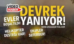 Zonguldak Devrek Kabaca Köyü’nde Orman Yangını!