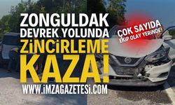 Zonguldak Devrek Yolunda Zincirleme Kaza