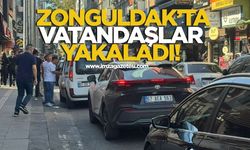 Zonguldak'ta vatandaşlar yakaladı!