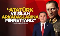Zonguldak Belediye Başkanı Tahsin Erdem: "Atatürk ve silah arkadaşlarına minnettarız"